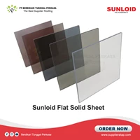 Sunloid type Flat Polycarbonate Roof