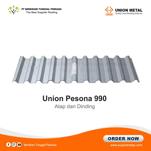 Union Metal Pesona 990 Spandek Roof