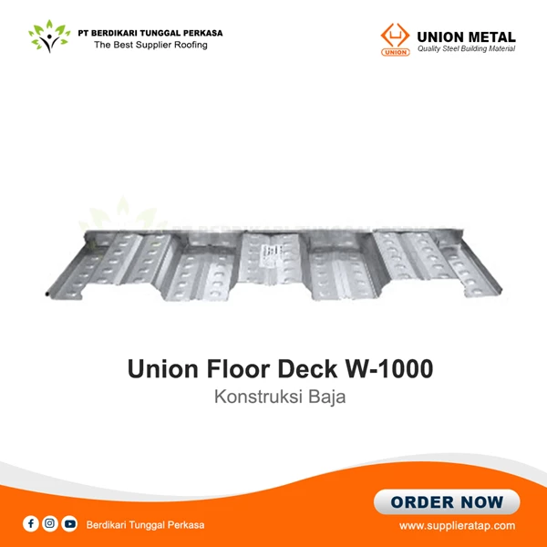 Spandek Union Metal Floor Deck W 1000 Roof
