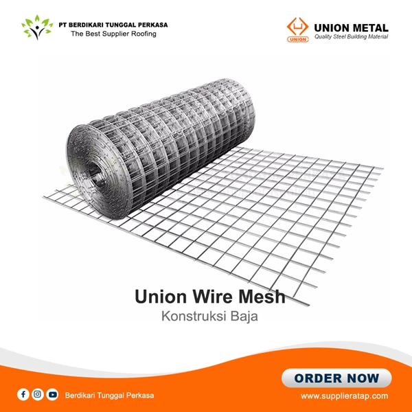 Wiremesh Union Metal / Reinforcement Steel Mesh