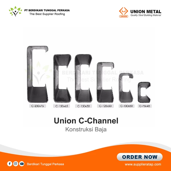 Union Metal C Channel Mild Steel