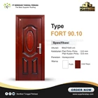 Fortress Wood Pattern Steel Door Fortress Series 90 1