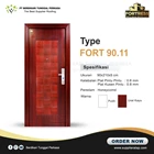 Fortress Wood Pattern Steel Door Fortress Series 90 2