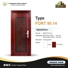 Fortress Wood Pattern Steel Door Fortress Series 90 5