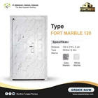 Premium Marble Fortress Pattern Steel Door 3