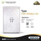 Premium Marble Fortress Pattern Steel Door 2