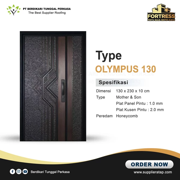 Olympus Type Steel Fortress Door
