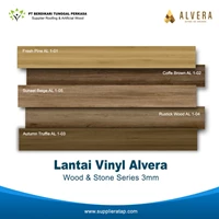 Lantai Vinyl Alvera 3mm Wood & Stone Series Per Box 