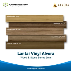 Lantai Vinyl Alvera 3mm Wood & Stone Series Per Box 