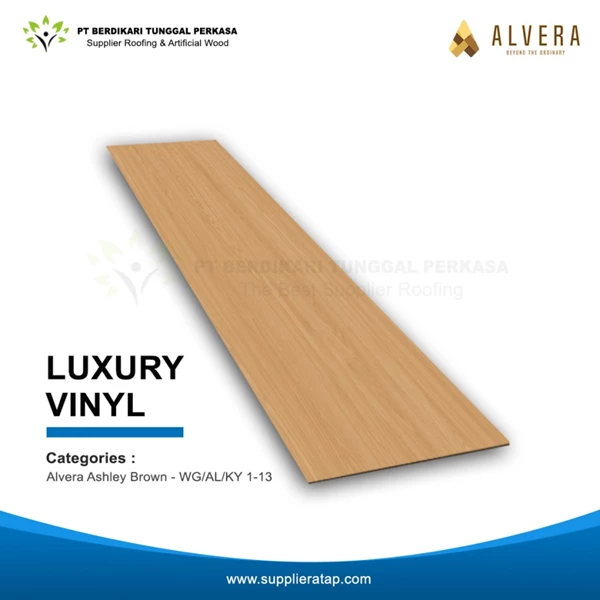 Vinyl Floor Alvera 3mm Wood & Stone Series Per Box 