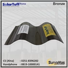 Atap Polycarbonate Solartuff 0.8 mm Roma Bronze 1