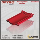 Metal Tile Spyro type Hercules 2 x 4 Thick 0.23 Red Merapi 1