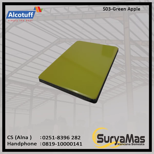 Aluminium Composite Panel S 03 Green Apple