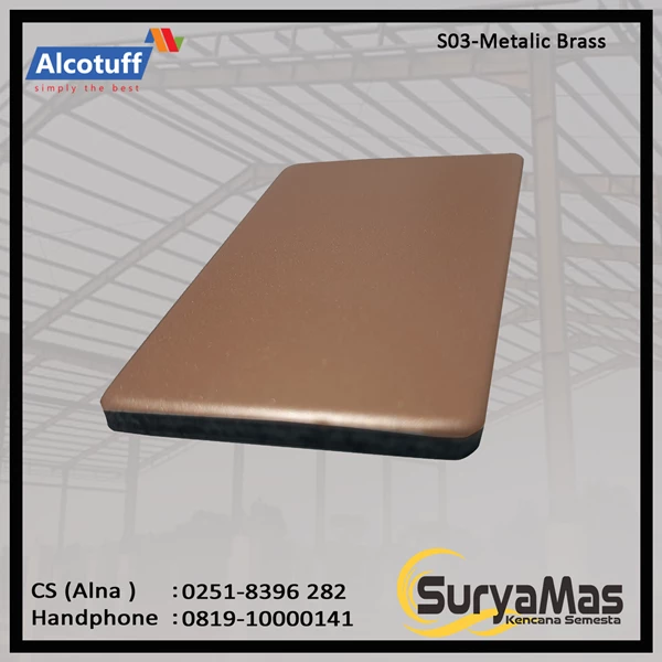 Aluminium Composite Panel S 03 Metalic Brass