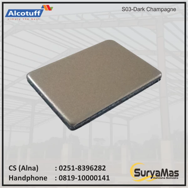 Aluminium Composite Panel S 03 Dark Champagne