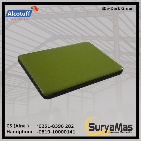 Aluminium Composite Panel S 05 Dark Green