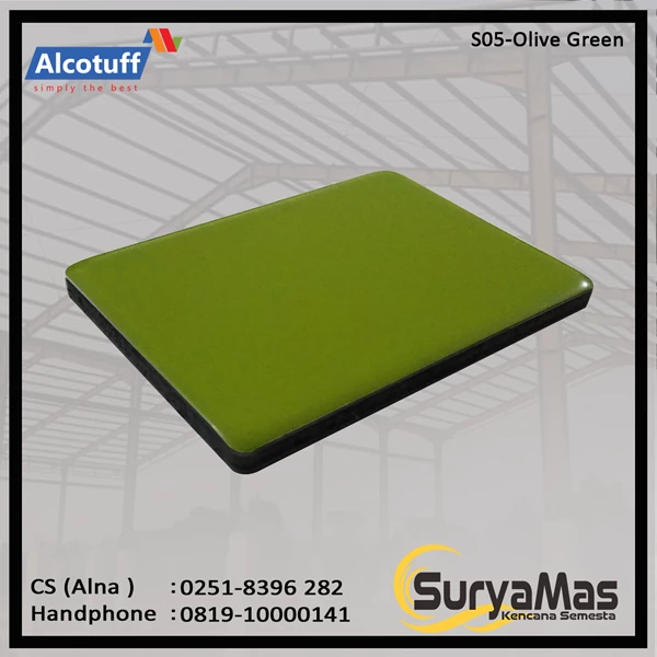 Aluminium Composite Panel S 05 Olive Green