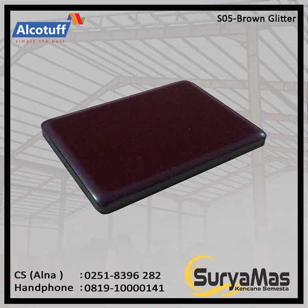 Aluminium Composite Panel S 05 Brown Glitter