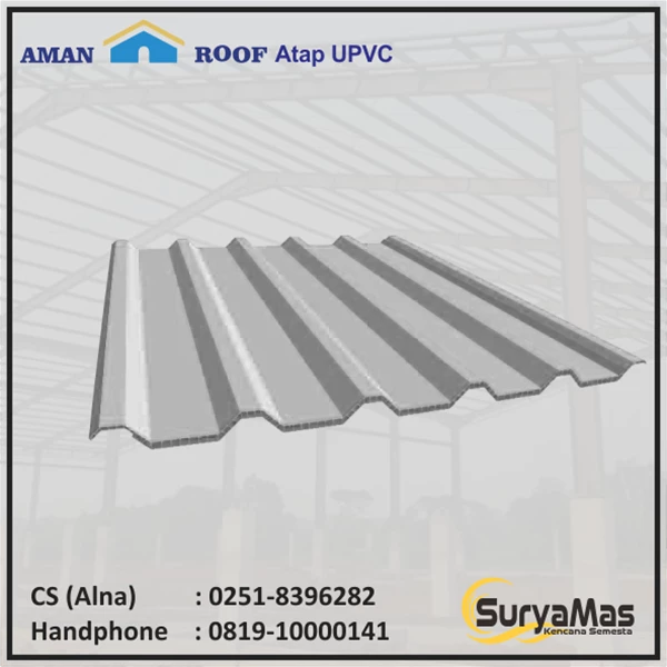 Amanroof UPVC Roof Thick 12 millimeter White Color