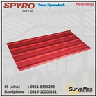 Spyro Spandek Roof Zeus Type Thick 0.30 mm Merah Merapi Color 1
