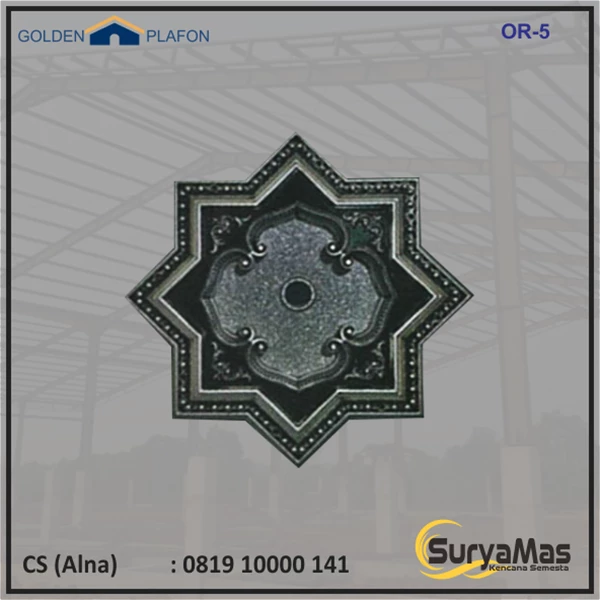 OR-5 PVC Ceiling Ornament Panel