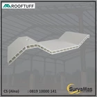Roof UPVC Rooftuff Double Layer Eff 870 mm White Doff 1