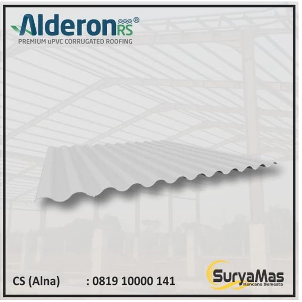  UPVC Alderon RS Roof Eff 760 mm Type Roma Color Gray