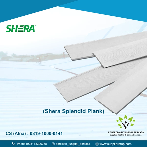 Kayu Shera Splendid Plank tipe Jacaranda (10 mm x 150 mm x 3000 mm)