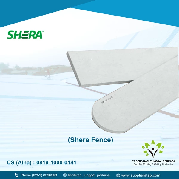 Shera Wood Fence Modern Profile (12 mm x 100 mm x 1500 mm)