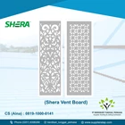 Shera Wood Vent Board type Nepal Trumpet Profile (10 mm x 600 mm x 2000 mm) 1