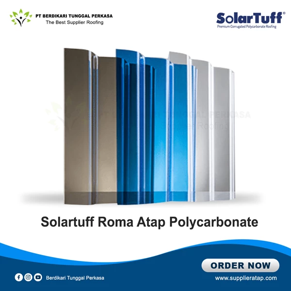 Atap Polycarbonate Solartuff Eff 760 mm