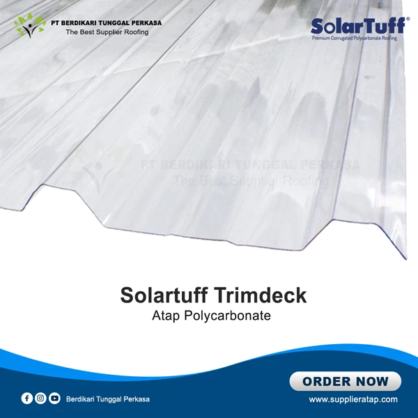 Atap Polycarbonate Solartuff Eff 760 mm