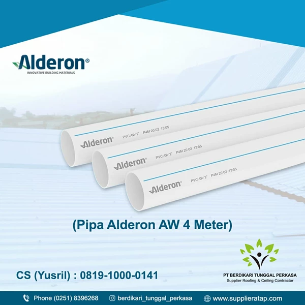 Alderon AW 4 Meter PVC Pipe