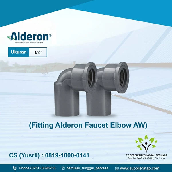 Fitting Alderon Faucet Elbow AW