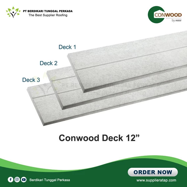 Artificial Wood / Conwood Deck 12"