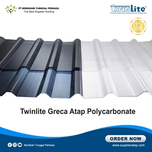 Polycarbonate Twinlite Greca Eff 820 mm Roof