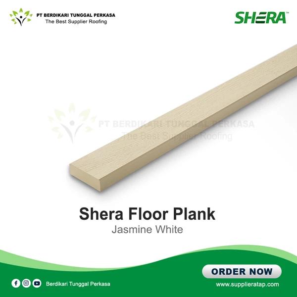 Artificial Wood / Kayu Shera Floor Plank Colourthrough
