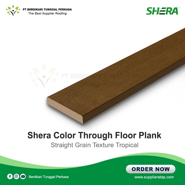 Artificial Wood / Shera Wood Floor Plank Colourthrough