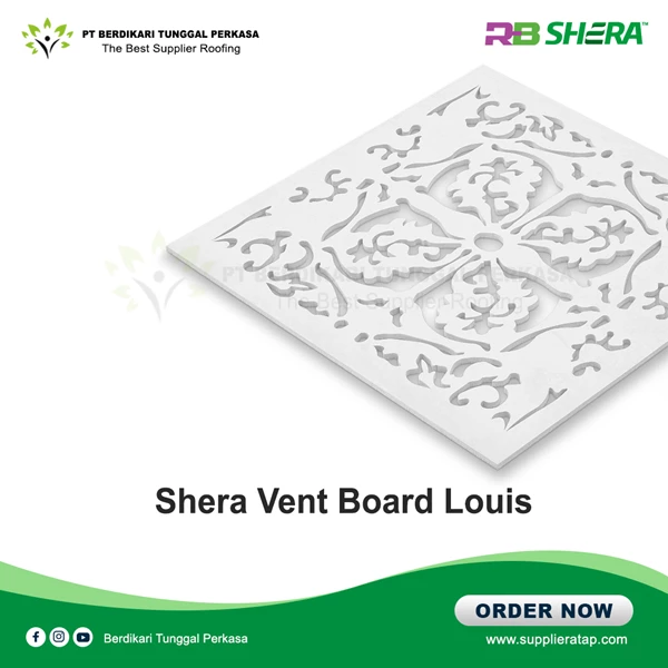RB Shera Vent Board / Artificial Wood / Papan SIlikat