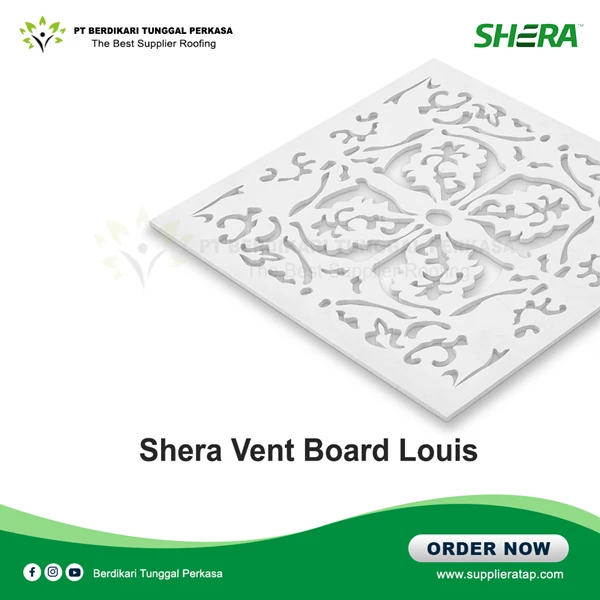Artificial Wood / Kayu Shera Vent Board