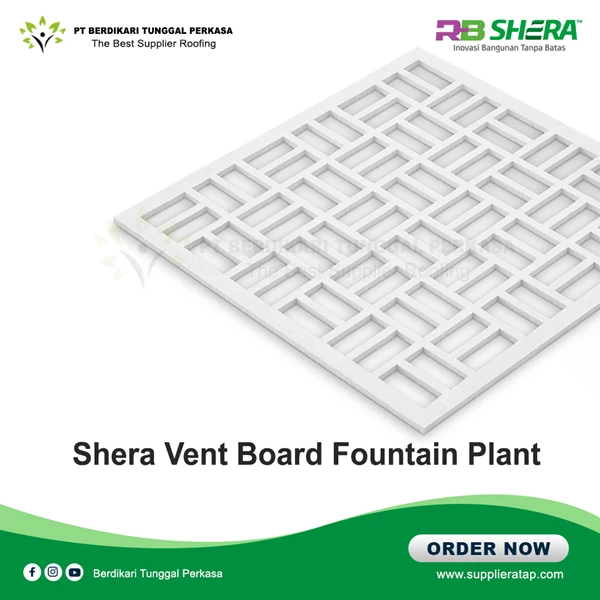 RB Shera Vent Board / Artificial Wood / Papan SIlikat