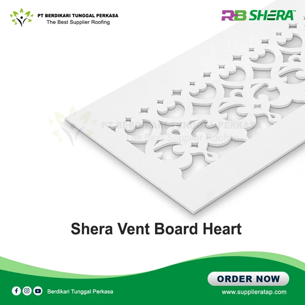 RB Shera Vent Board / Artificial Wood / Papan SIlikat