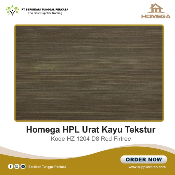 Pelapis Kayu HPL / Homega HPL Kayu Tekstur