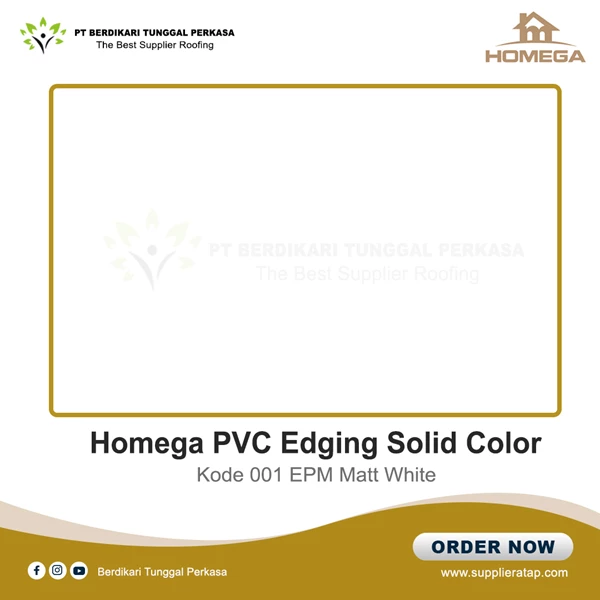 PVC Sheet / Homega PVC Edging Solid Color