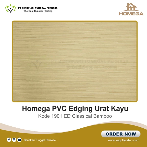 PVC Sheet / Homega PVC Wood Edging Texture