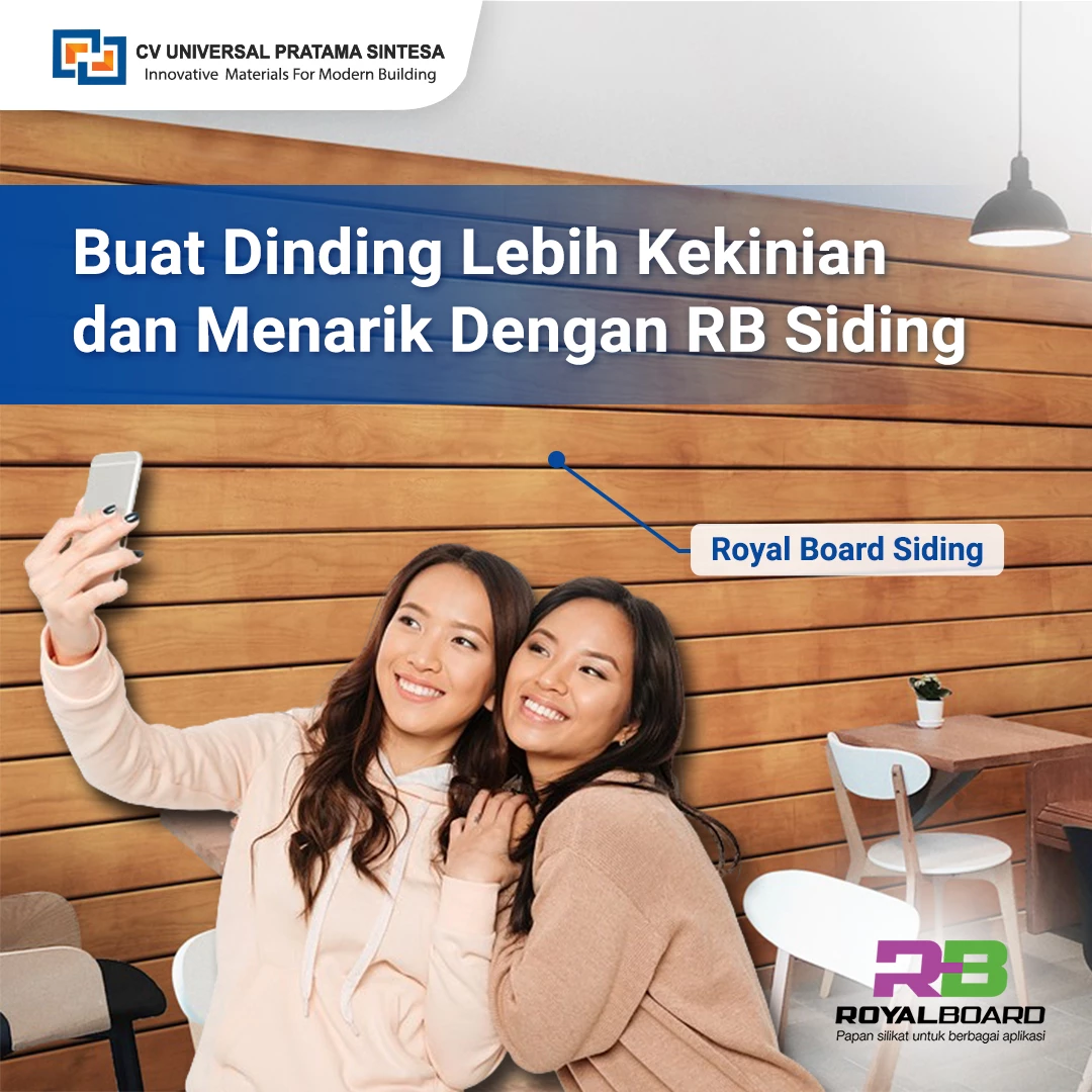 Buat Dinding Hunian Lebih Kekinian dan Menarik dengan RoyalBoard Siding
