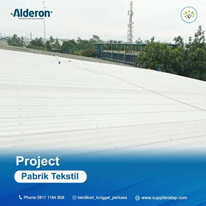 Atap Alderon Twinwall Sebagai Atap Pabrik by PT Berdikari Tunggal Perkasa
