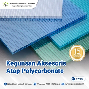 Manfaat Aksesoris Atap Polycarbonate Solartuff Solid Sheet Twinlite