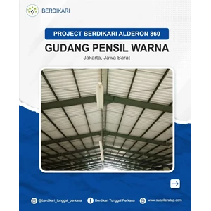 Pemasangan Atap Alderon 860: Membuat Gudang Anda Lebih Aman dan Modern