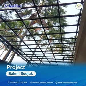 Aplikasi Atap Polycarbonate SolarFlat Project by PT Berdikari Tunggal Perkasa